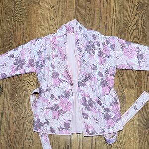 Tularosa Lavender Floral Quilted Blazer